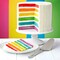 Chefmaster Liqua-Gel Cake Color Set - 4 Primary Colors in 0.7 fl. oz. (20ml) Bottles